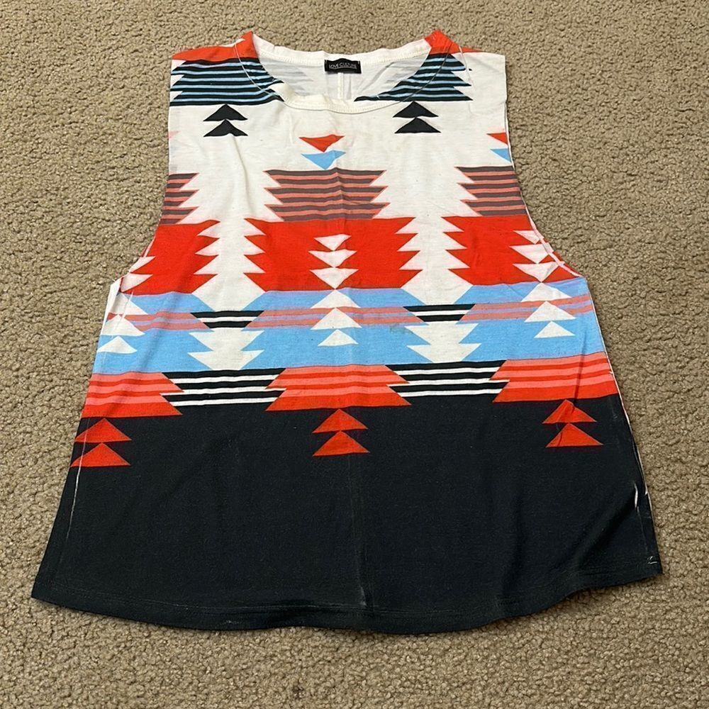 Love Culture Aztec Design Top